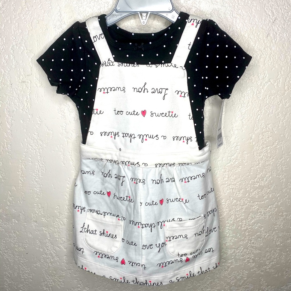 Baby Girl Overall Dress and onesie